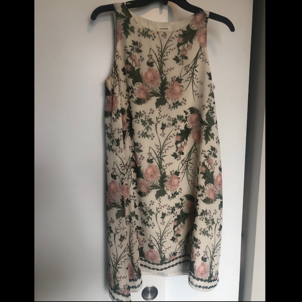 Floral and ivory dress